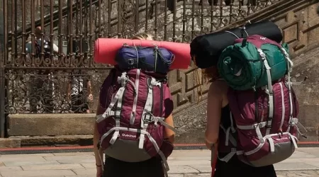 Peregrinos no Caminho de Santiago